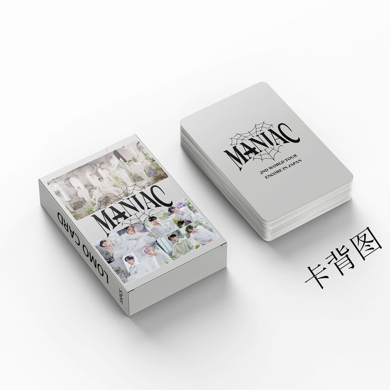 55szt Kpop Group Lomo Cards MANIAC Photocard New Album Photo Print Cards Set Fans Collection