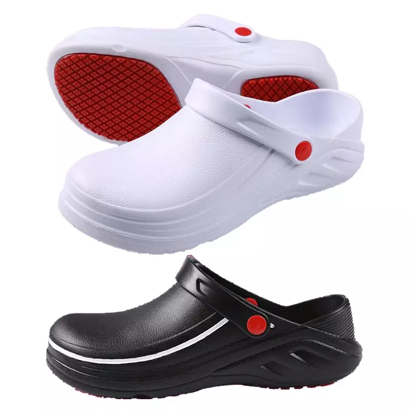 2024 Hotel Kitchen Clogs Non-slip Waterproof Oil-proof Work Shoes Breathable Resistant Kitchen Chef Shoes Zapatos Para Mujeres