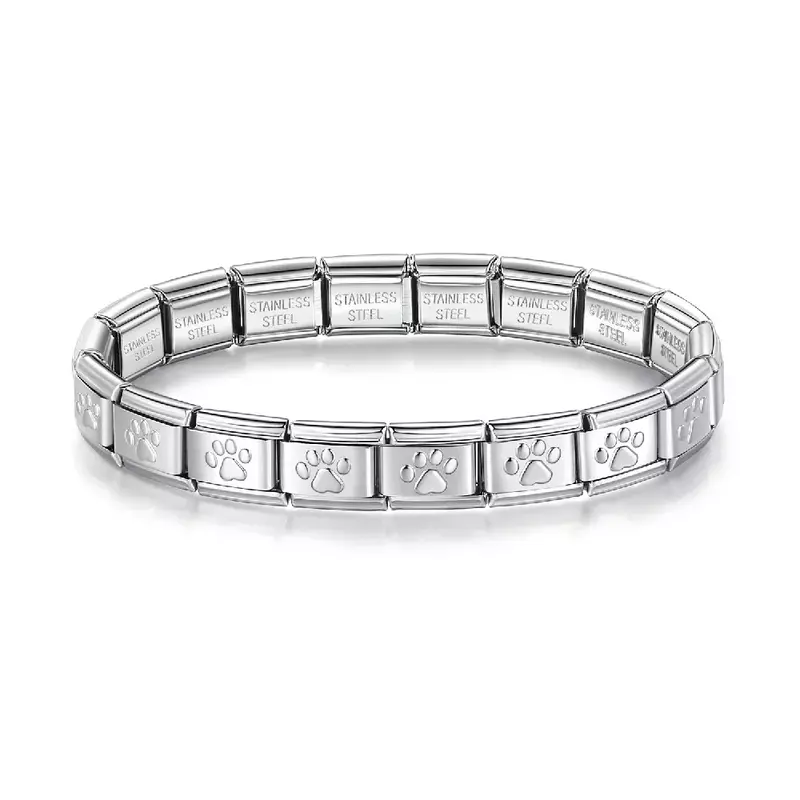 Happish – Bracelet en acier inoxydable pour femme, bijoux de 9mm de largeur, cadeau de mariage pour fille, nouvelle collection, G108