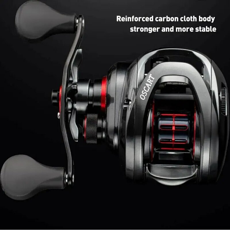 Saltwater Baitcasting Reel and Baitcaster 9BB 5.4:1 7.1:1 Bait Casting Multiplier Coil Fishing Reel With Spare Spool For Octopus