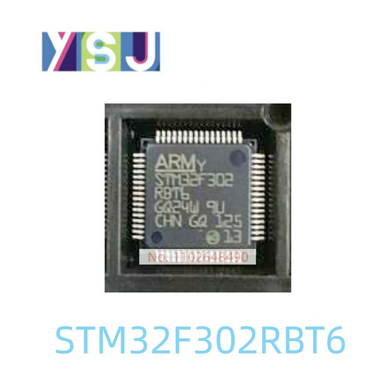 STM32F302RBT6 IC متحكم دقيق Encapsulation64LQFP ، العلامة التجارية الجديدة