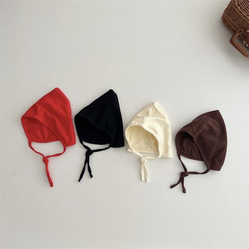 Bonnet en coton doux pour nouveau-né, bonnet pour bébé, casquettes pour enfants, accessoires pour filles et garçons, document solide, Corée, 2024