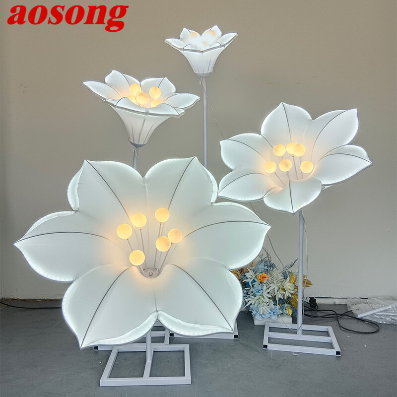 AOSONG Modern Morning Glory Wedding Lights Festive AtmosphereLED Light for Party Stage Road Lead Background Decoration
