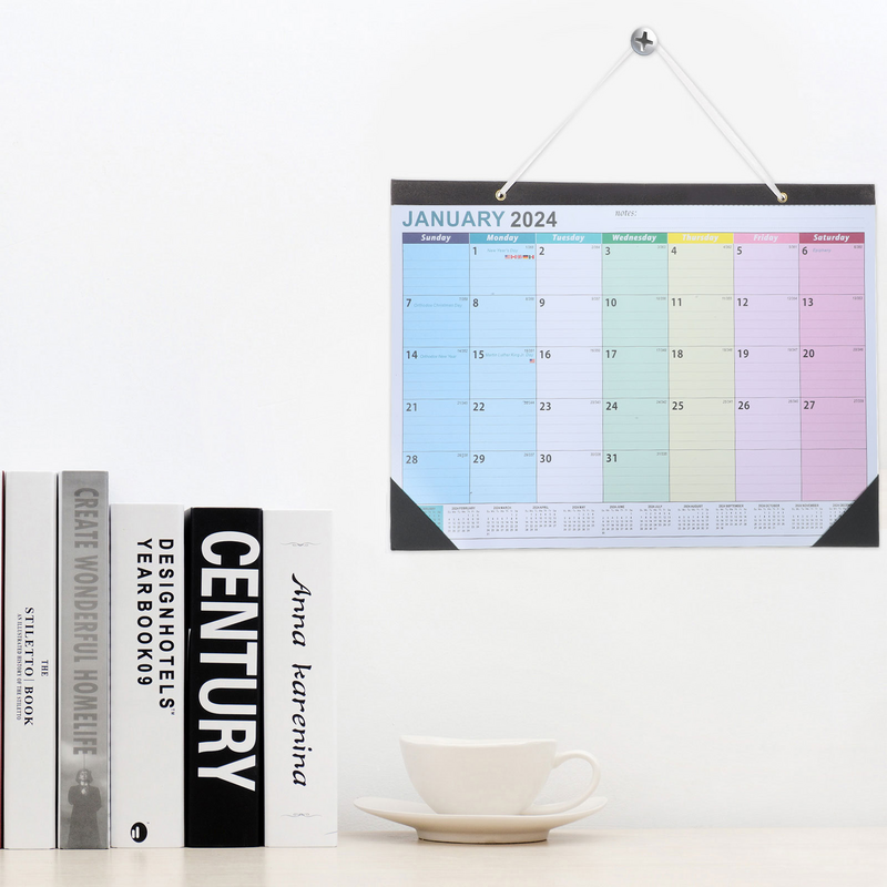 2023 Zeitplan Planung Büro Dekor Haken dekorative tägliche Scheduler Zeitplan Planung Büro Dekor Haken dekorative monatlich