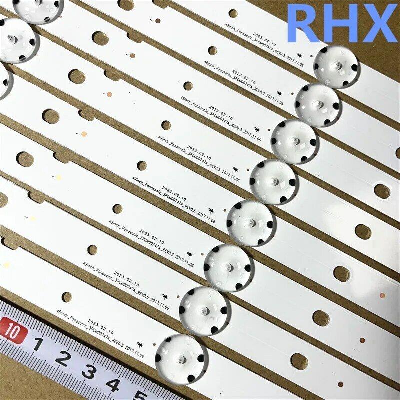 LED backlight strip(8) for TX-49EX633E TX-49DS500E TX-49DS500B TX-49DSW504S TX-49ES400E LTG Innotek 49inch  REV0.4