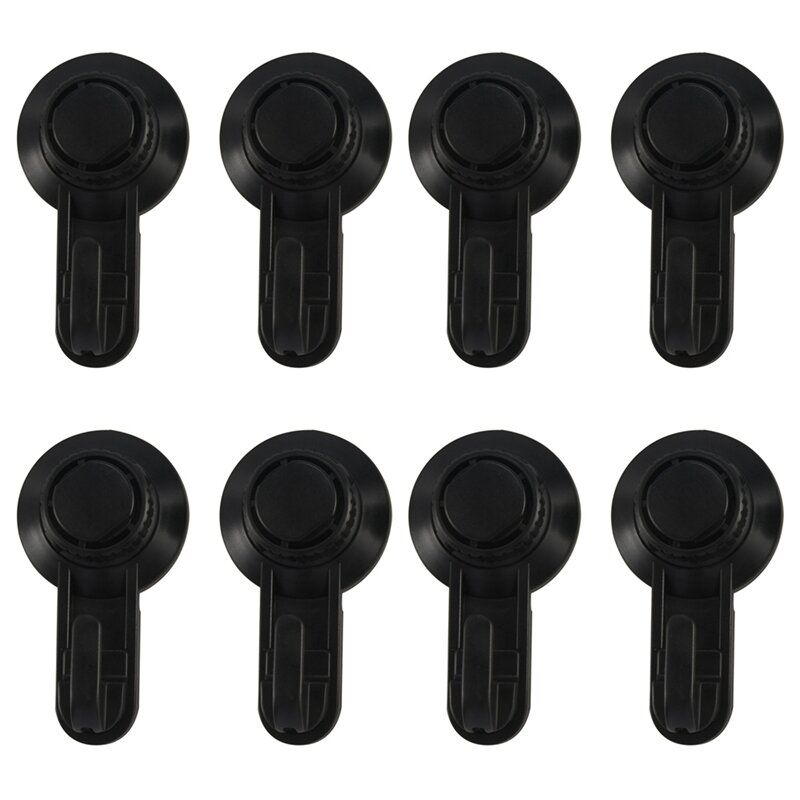 8 Pcs Suction Cup Hooks Powerful Suction Cup Bathroom Hooks,Vacuum Wall Hooks For Towel,Waterproof Shower Hooks