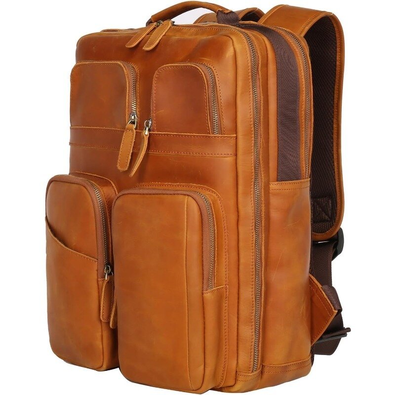 Grande Capacidade Multi Pockets Casual Travel Bag, Negócios, Escritório, Trabalho, Camping, Weekend Daypack, Esportes ao ar livre, Mochila