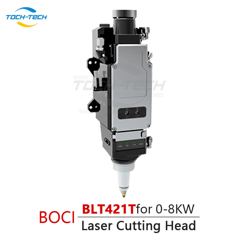 BOCI cabezal de corte láser de fibra BLT421T, cabezal de corte de enfoque automático, 0-8kW, QBH para corte láser