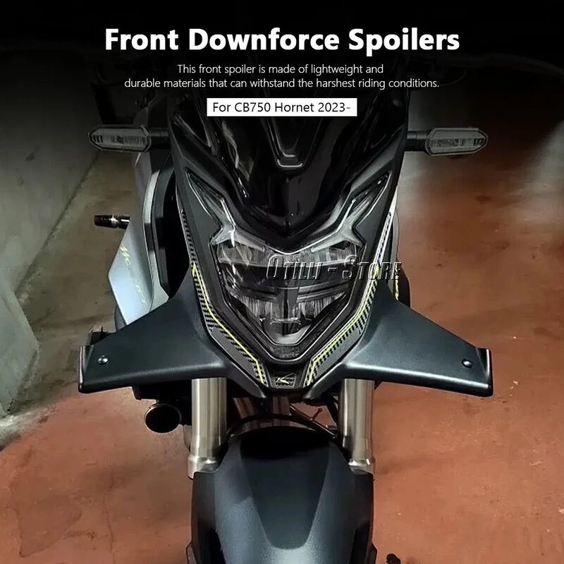 Kit de spoilers Downforce pour moto Honda CB750 Hornet, aile aérodynamique, becquets avant, Winglet, 750, 2023, 2024