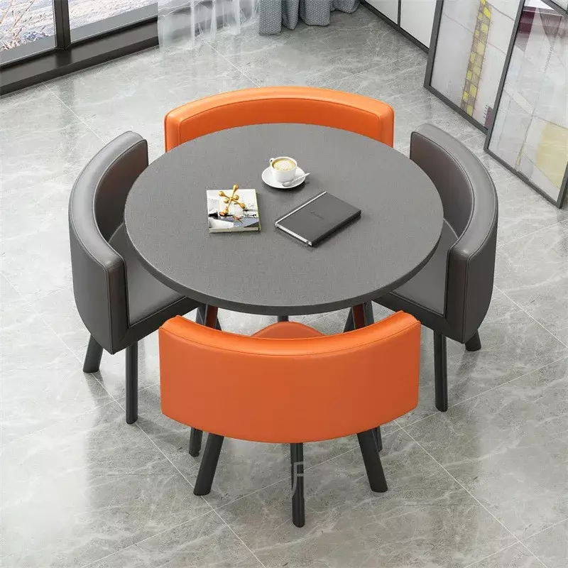 원형 커피 테이블 세트, 나무 레스토랑 살롱 거실 의자 바닥 커피 테이블 세트, 디자이너 Muebles Familiares 가구