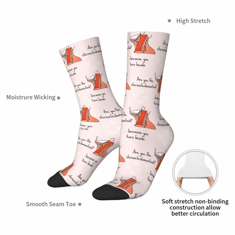 Muslimun Socks Harajuku calze assorbenti per il sudore calze lunghe per tutte le stagioni accessori per il regalo di compleanno dell'uomo