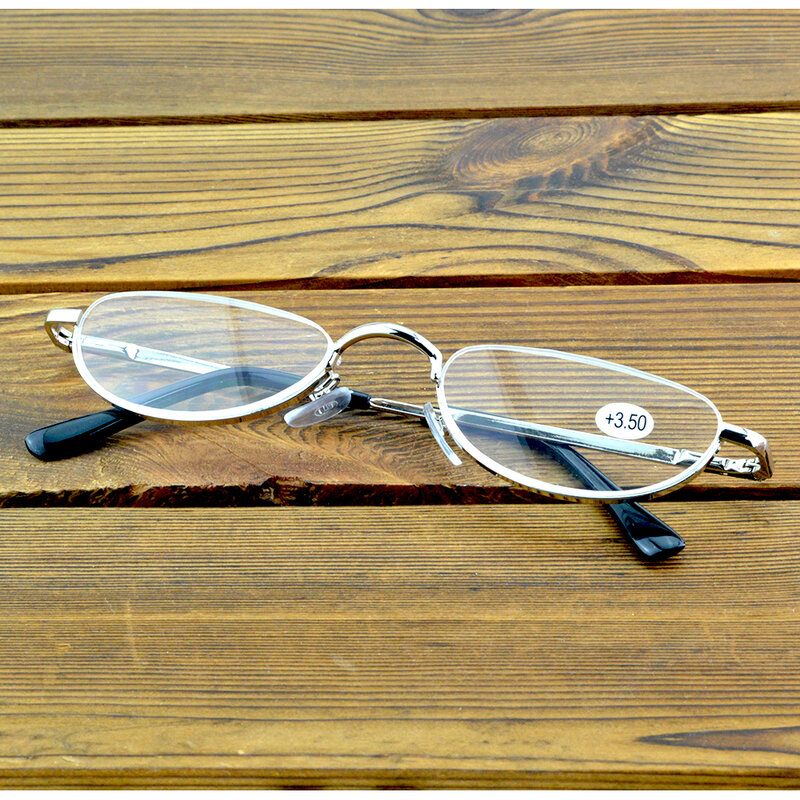 كلارا فيدا ومي-نظارات قراءة بنصف حافة ، تصميم سعيد عكسي ، + 1 إلى + 4