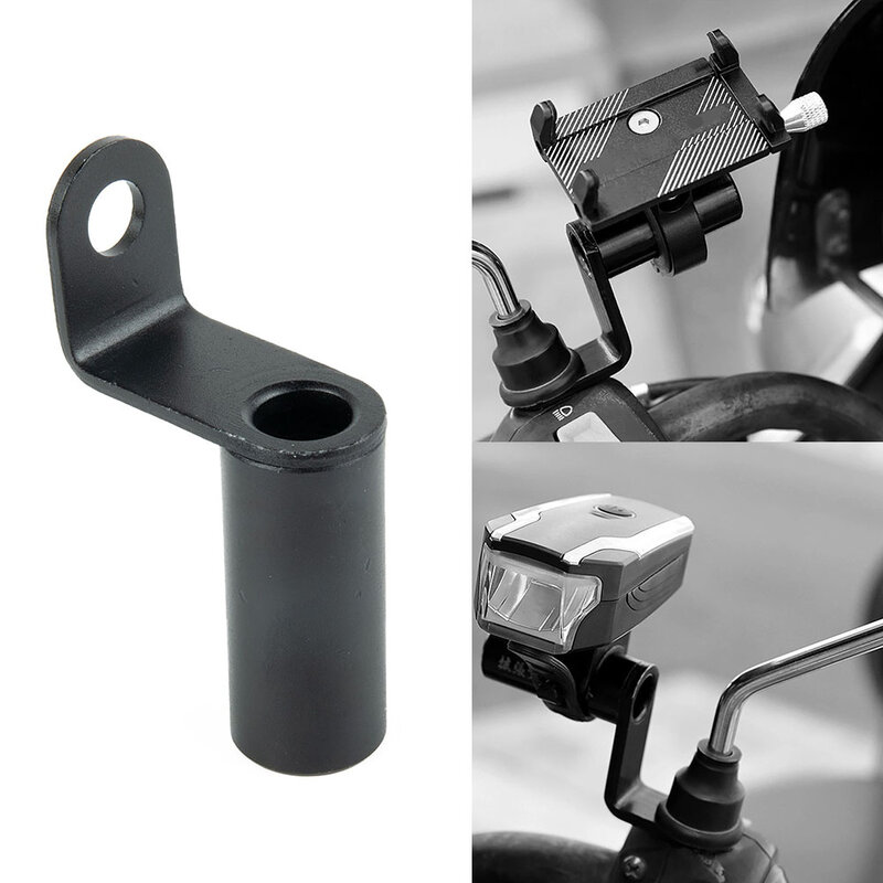 Motorcycle Rearview Mirror Mount Extender Bracket Holder Clamp Adapter Bar Phone Holder Stand Levers Expansion Rack Accessories