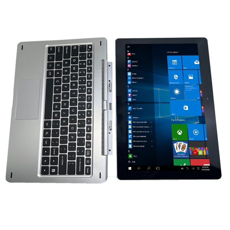 Tablet 11.6 inci RAM 1GB + ROM 64GB Windows 10, PC Tablet G13 kamera ganda baterai 9000mAH WIFI layar sentuh 1366*768 Inti Quad IPS