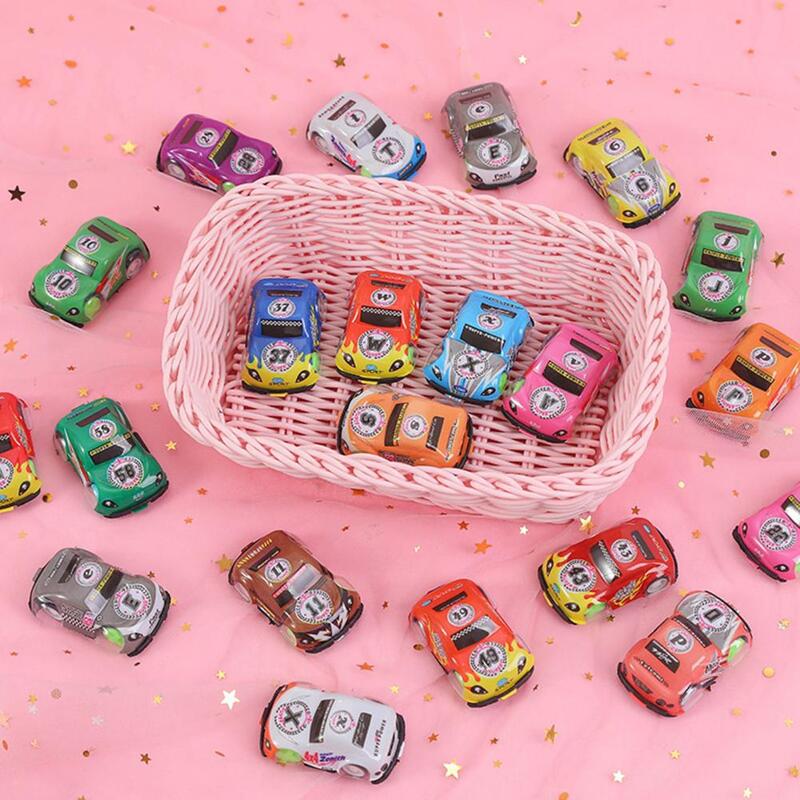 자동차 배터리 프리 풀백 러블리 플라스틱 자동차 모델 장난감, 클래식 상호작용 장난감, 파티 호의, 미니 시뮬레이션 차량 장난감 모델 f