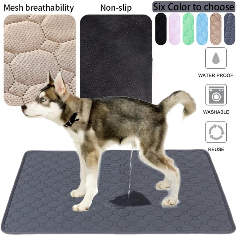 Reutilizável cão Pee Pad cobertor, fralda absorvente, lavável cachorro almofada de treinamento, pet cama, tapete de urina, tampa do assento de carro