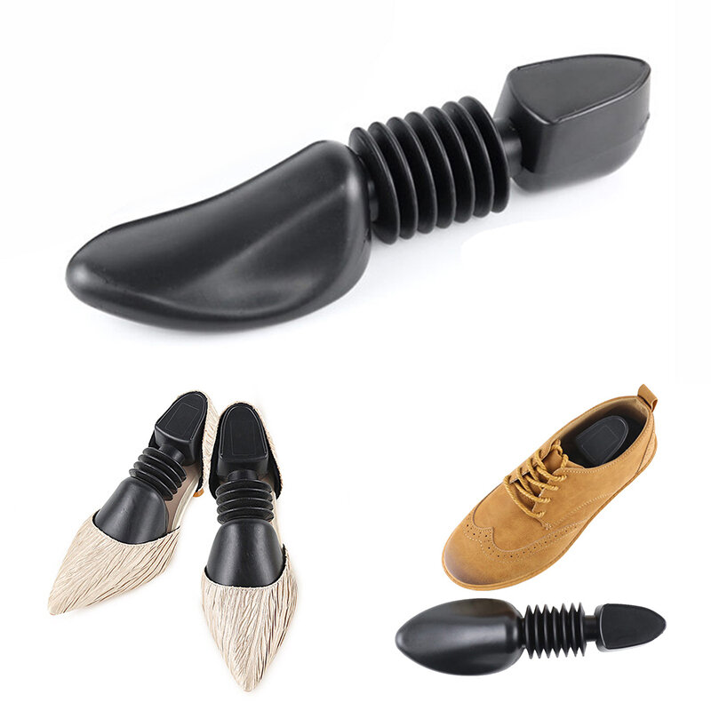 Ajustável sapato plástico maca, Ampliar expansor, encaixe manter rack, ferramenta escalável, prático, preto