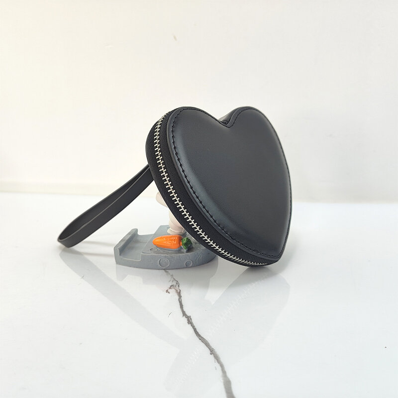 JIOMAY-monedero de piel sintética con forma de corazón para mujer, Mini bolso de diseñador de lujo, de alta calidad