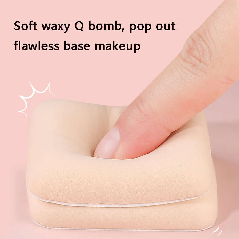 4/3pcs Soft Cute Makeup Puff Set Dry Wet Usable Cosmetic Puff Sponge Cushion Puff For Powder Loose Powder Makeup Tool Wholesale