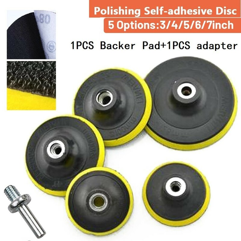 Smooth Sanding and Polishing Polishing Tool Buffing Plate Backing Pad Holder Disc M14 Drill Thread Kit for Flawless Results