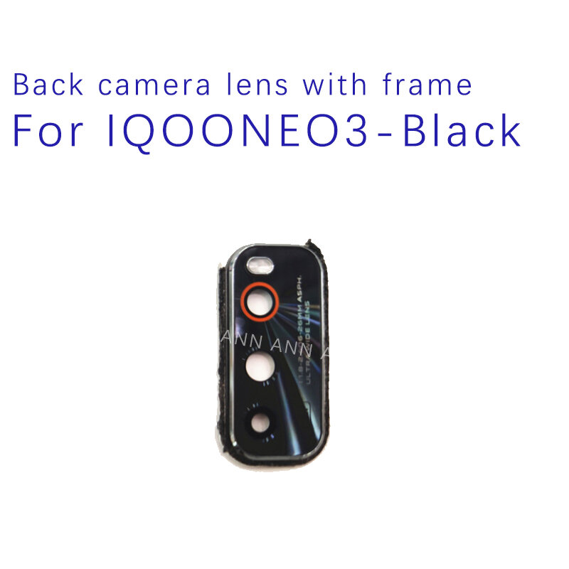 Tested New For Vivo IQOONEO3 Rear Back Camera Glass Lens For Vivo neo3 Repair Spare Parts x80pro Replacement