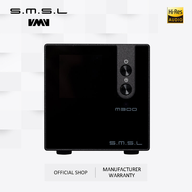 SMSL-M300 MKII Audio DAC AK4497, DSD512 nativo, PCM768kHz, USB óptico Coaxial, Bluetooth 5,0, entrada de salida de línea equilibrada, nueva versión