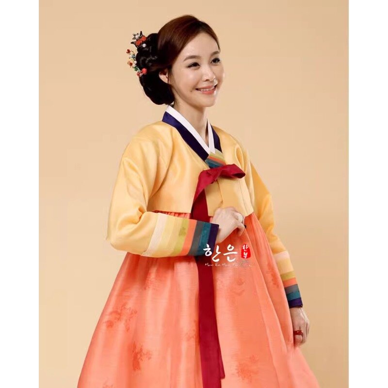 Tissu importé coréen Hanfu pour la mariée et le marié, robe de mariée pour couple