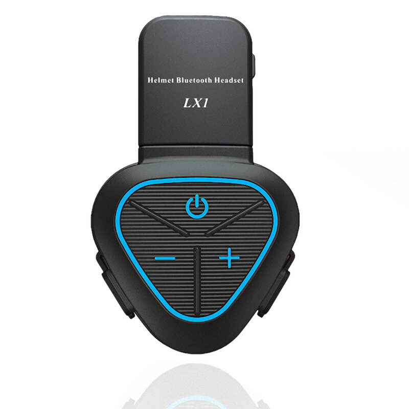 Bluetooth付きのオートバイ用ヘッドセット,夏のノイズキャンセリング付きのポータブルおよび滅菌用のデジタルノイズヘッドセット,青