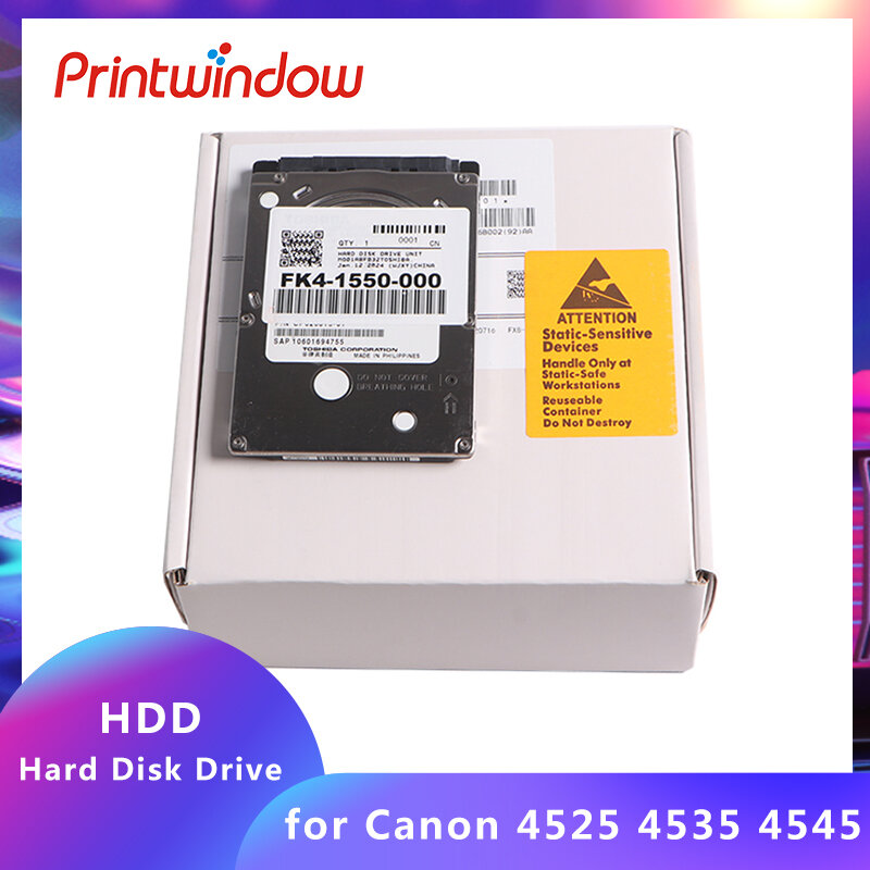 Original FK4-1550-000 HDD Hard Disk Drive For Canon iR ADV 4525 4535 4545 4551 4525i 4535i 4545i 4551i ii iii MQ01ABF032TOSHIBA