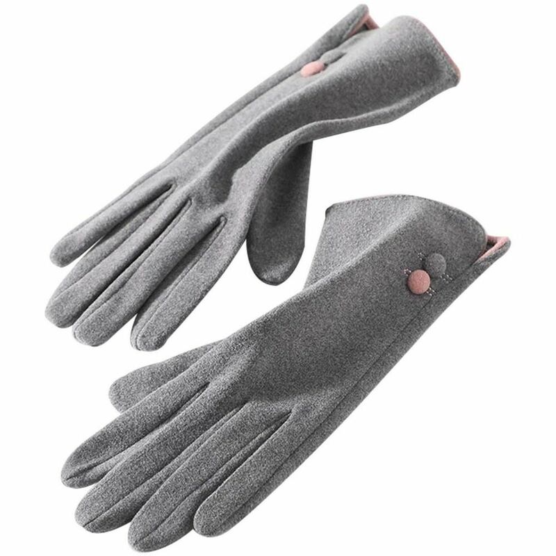Guanti caldi da donna alla moda nuovi con fodera calda Touch screen guanti invernali guanti termici Touchscreen per climi freddi