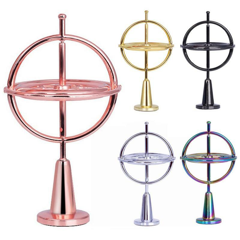 Mini giroscópio de metal para crianças, giroscópio auto-balanceamento, mini giroscópio, aliviar a pressão, brinquedo educativo clássico, presente