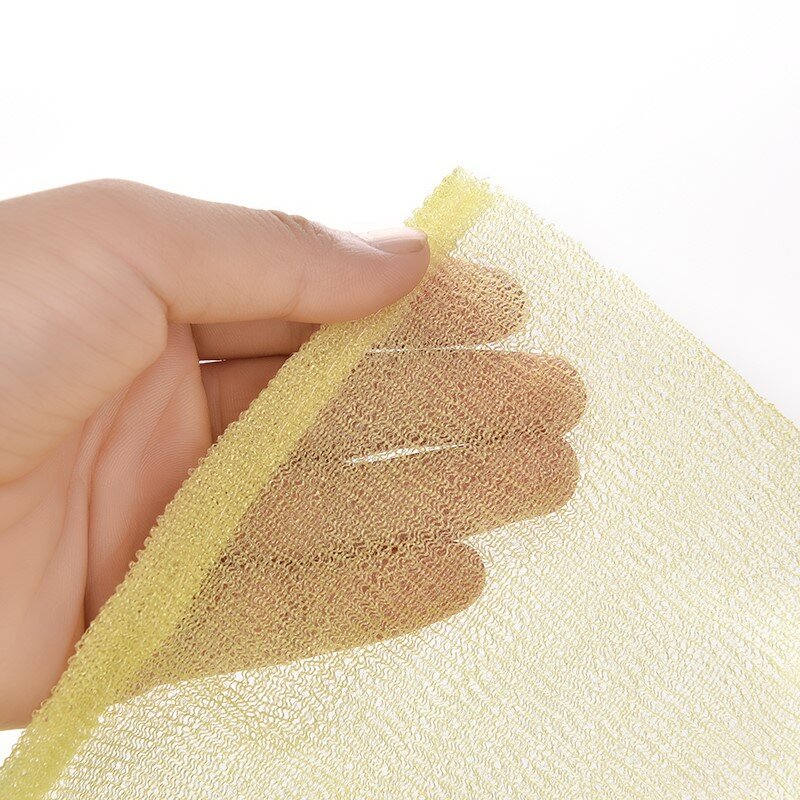 1 Chiếc Nylon Nhật Bản Tẩy Tế Bào Chết Làm Đẹp Da Tắm Rửa Khăn Vải Lưng Tẩy Tế Bào Chết 3 Màu Khăn Bọt Biển & Scrubbers
