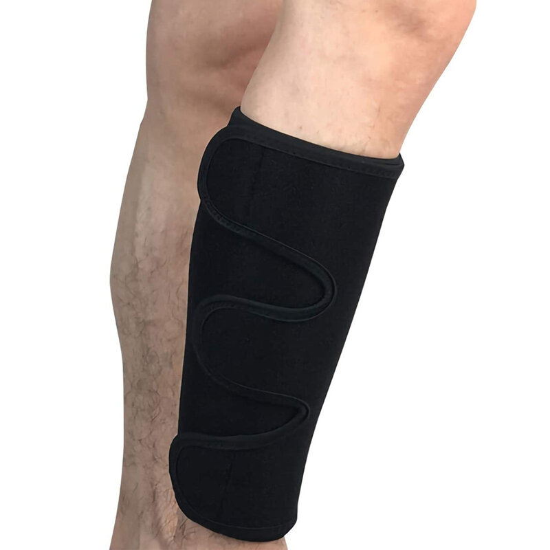 Bezerro compressão manga cinta para rasgado, músculo e shin tala alívio, lesão na perna, estirpe, homens e mulheres, 1pc