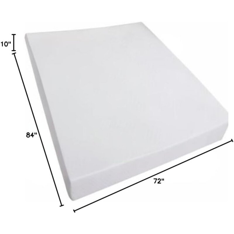 Doppel matratze, 8 Zoll Memory Foam Matratzen bett in einer Box, mittlerer, grüner Tee und Kühlgel infundiert certipur-us zertifiziert