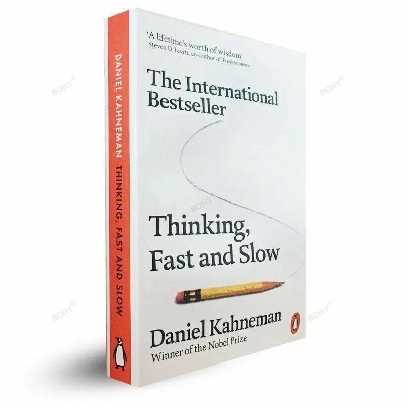 Libros económicos para pensar rápido y lento en inglés, novelas de autogestión