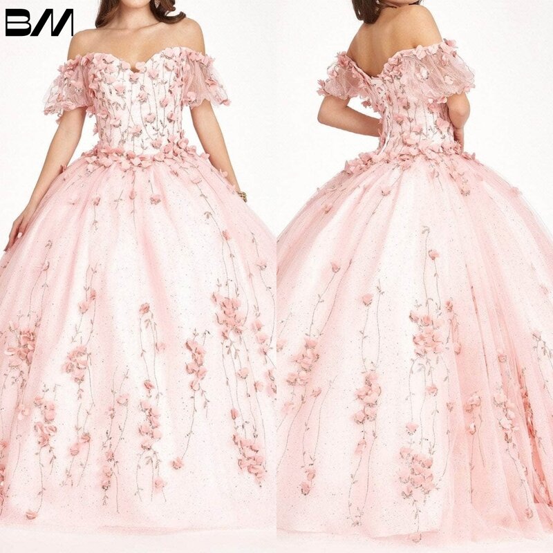 Vestidos De 15 Quinceañera Full Length Hem Quinceanera Dress 2023 Floral Cocktail Dresses Vestidos De Baile Sweetheart Ball Gown