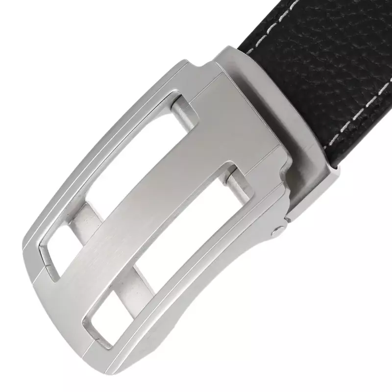 Cinturón de acero inoxidable para hombre y mujer, Correa informal de alta calidad con hebilla automática, marca de diseñador de lujo, 2024