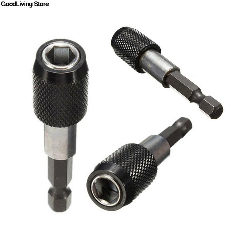 1 PCS 60mm Electric Magnetic Drill Bit Holder Quick Release Screwdriver Bit Holder 1/4 Hex Shank Power Tool Drill Accessories