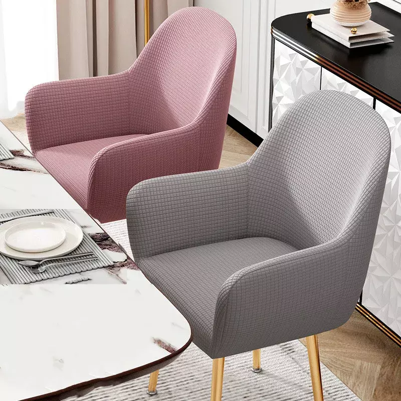 Fundas elásticas de terciopelo para sillas de mesa, tela antideslizante para sillas de comedor, Hotel y fiesta en casa