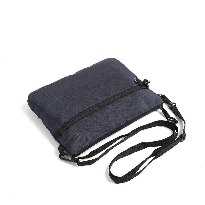 Популярная мужская сумка через плечо, мессенджер-слинг для мужчин, Повседневная маленькая сумка из ткани Оксфорд на молнии, простая миниатюрная сумка через плечо
