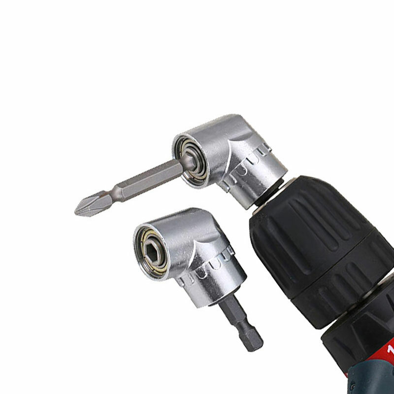 Ajustável 105 graus ângulo direito driver chave de fenda conjunto ferramentas manuais 1/4 hex shank para broca de energia chave de fenda bits ferramentas