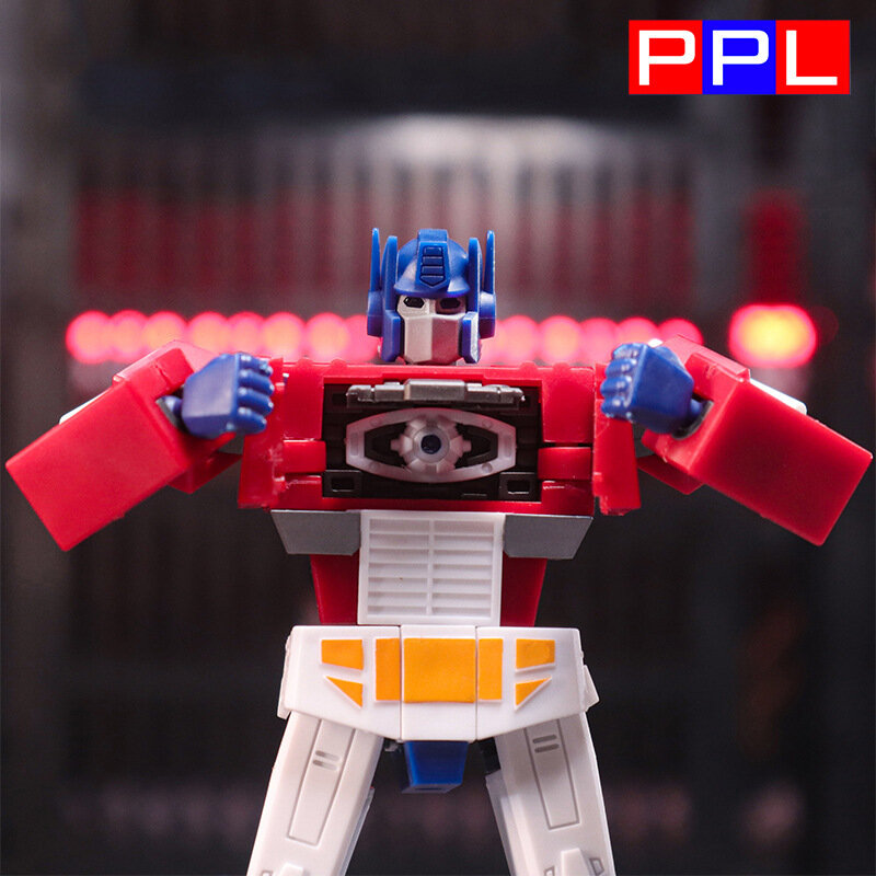 หุ่นยนต์ตุ๊กตาขยับแขนขาได้ของเล่นประกอบ PPL01พร้อมกล่อง PPL-01แปลงร่างเป็นหัวหน้าใหญ่ Op ขนาดเล็ก