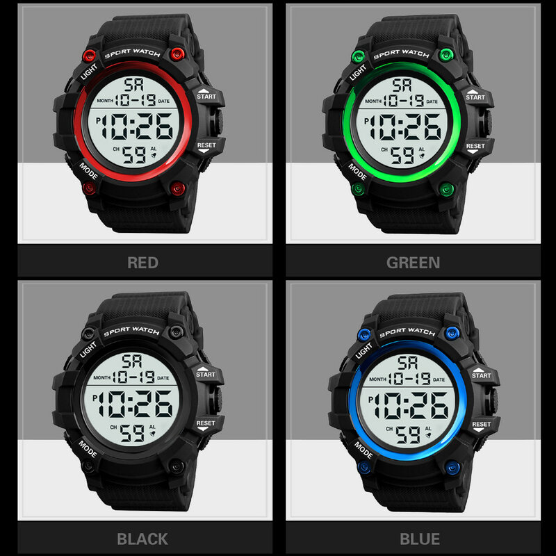 Luxury Men Analog Digital Military Sport LED orologio da polso impermeabile squisito orologio da polso da donna Saat Erkek Kol Sa