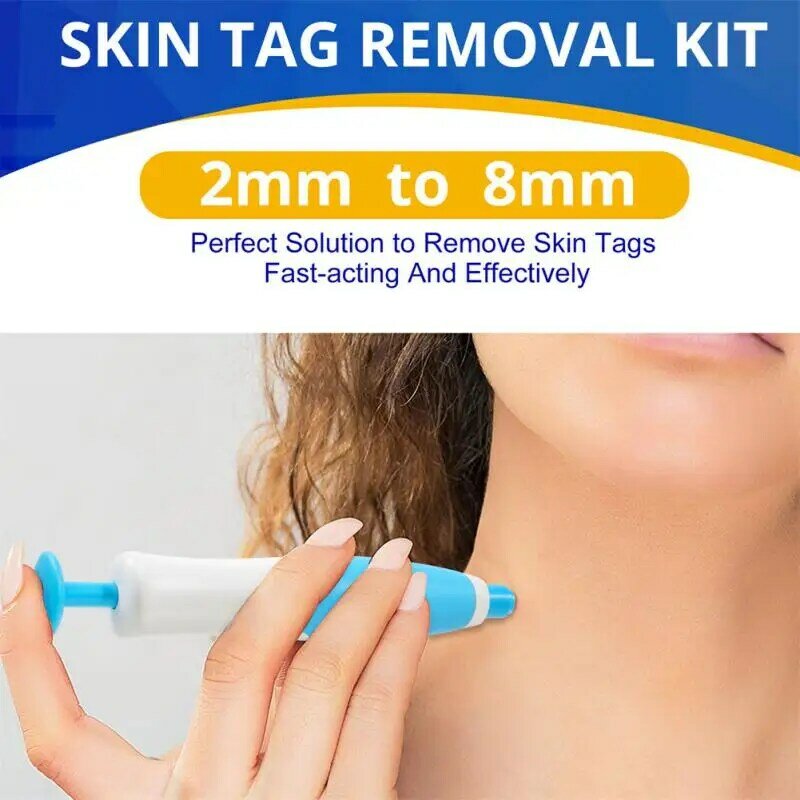Indolor Auto Skin Tag, Mole Wart Remoção Kit, Face Care, Body Wart, Tratamentos Dot, Beleza e Saúde, Ferramentas de limpeza, 2 em 1