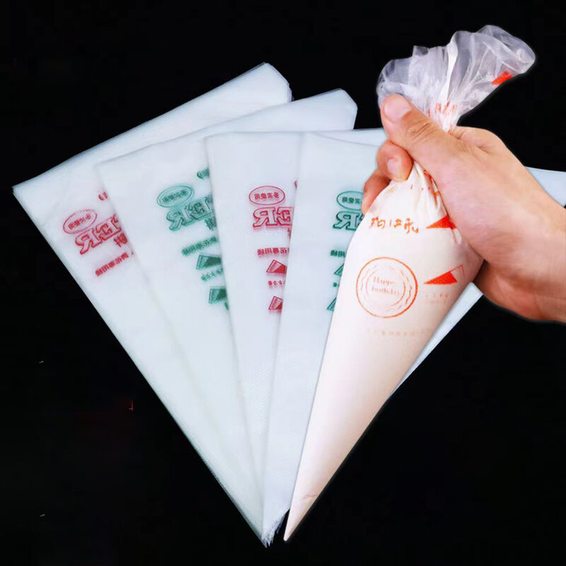 100/50/20 PCS S/M/L Size Disposable Pastry Bag Confectionery Bags For Cake Cream Decorating Icing Kitchen Baking Piping Bag Tool