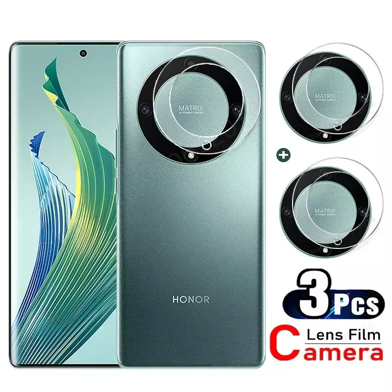 Защита для объектива камеры Honor Magic 5 6 Lite 4 Pro, защитные пленки для Honor X9A, X9b, X8A, X8b, X7A, X7b, X7, X8, X9, задняя зеркальная защита, не стекло, 3 шт.