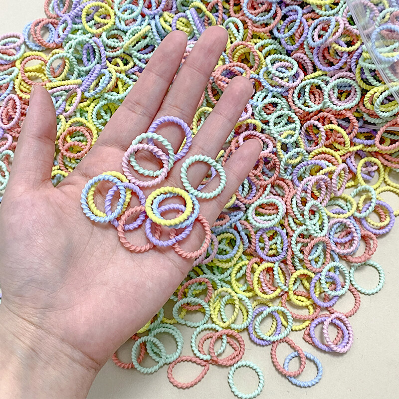 50/100Pcs Nylon Rubber Band for Girls Elastic Children Hair Band Head Rope Kids Hair Rings Accessories Toddler Headwear Gift
