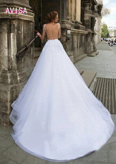 Vestido de noiva sereia com trem destacável, 3 em 1 Lace Applique, pescoço puro, sem encosto, curto, moderno, 3 pcs