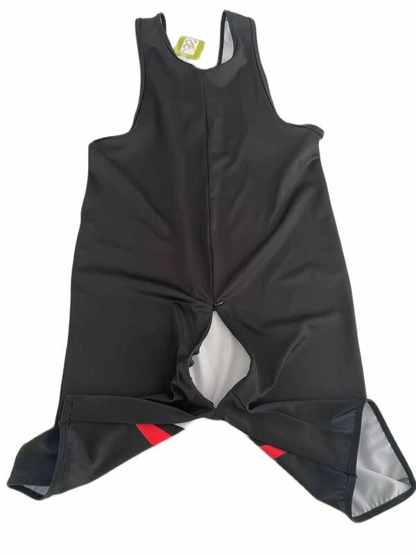 Kennel Club CB13 Men's Zipper Back Singlets Sexyman Bandit One-Piece Sleeveless Gym Sports Fitness Clothing