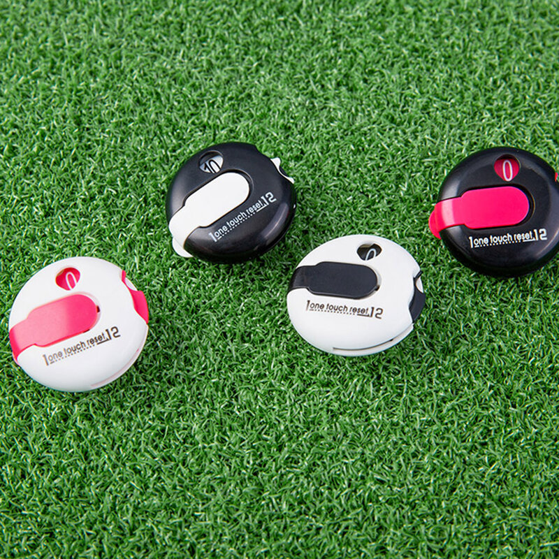 1 Stuk Golf-Stroke Score Counters Met 1 Touch Reset Handheld Maximaal 12 Shots Score Golf Scores Houden Apparaten Voor Golfer Geschenken